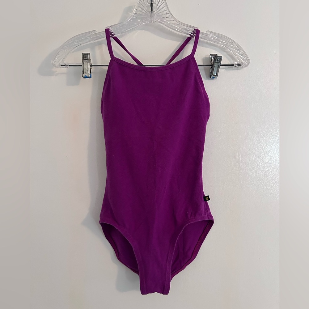 Mariia Leotard “Sueded Cotton X-Back”